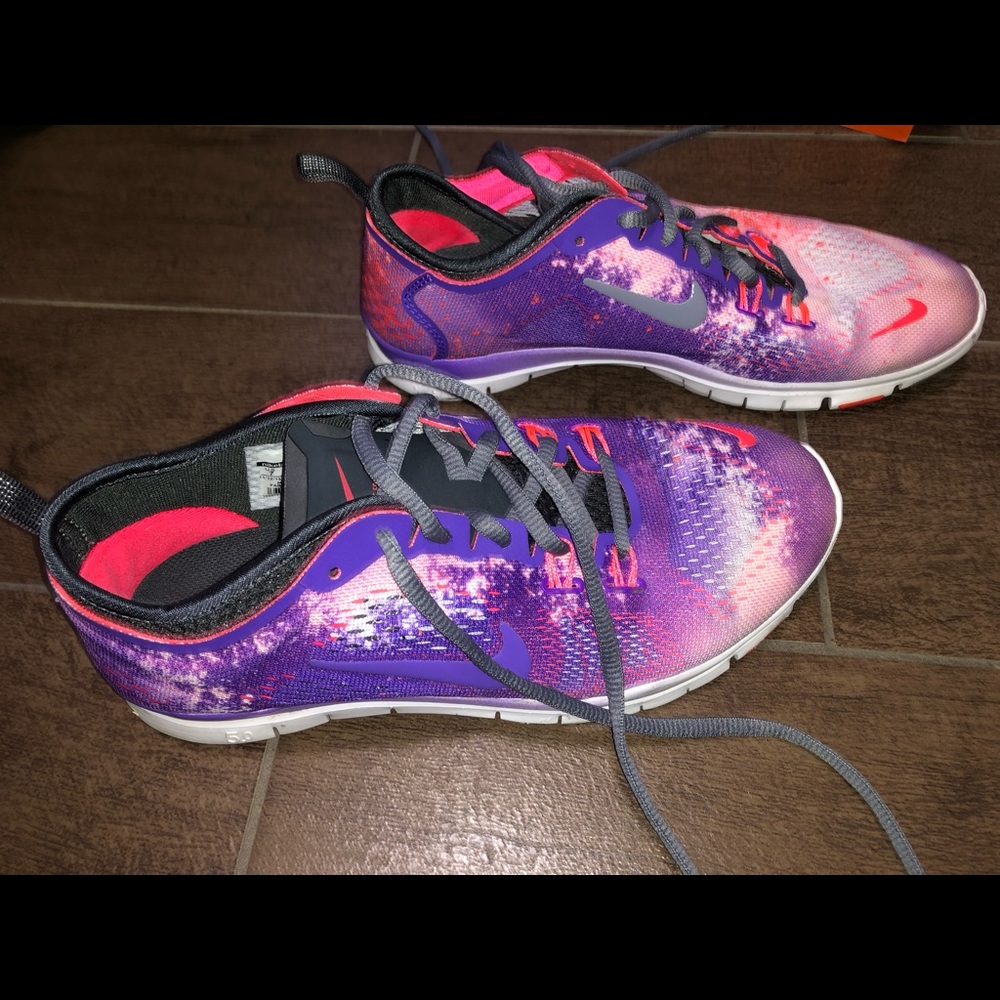 Nike OMBRÉ pink and purple sneakers